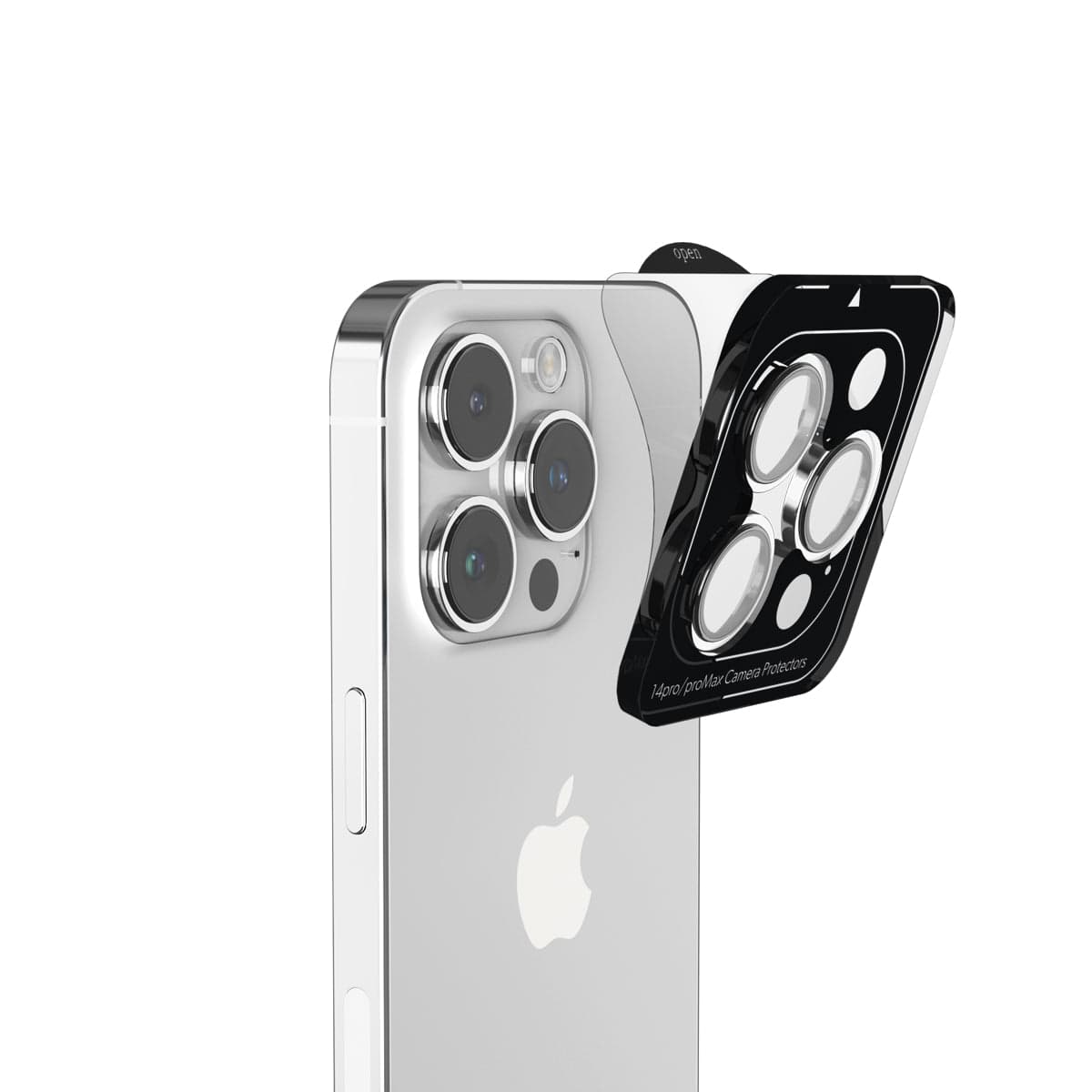 Ochrana objektivů s hliníkovými rámečky pro iPhone 16 / 16 Plus iSTYLE - černá - náhled 3