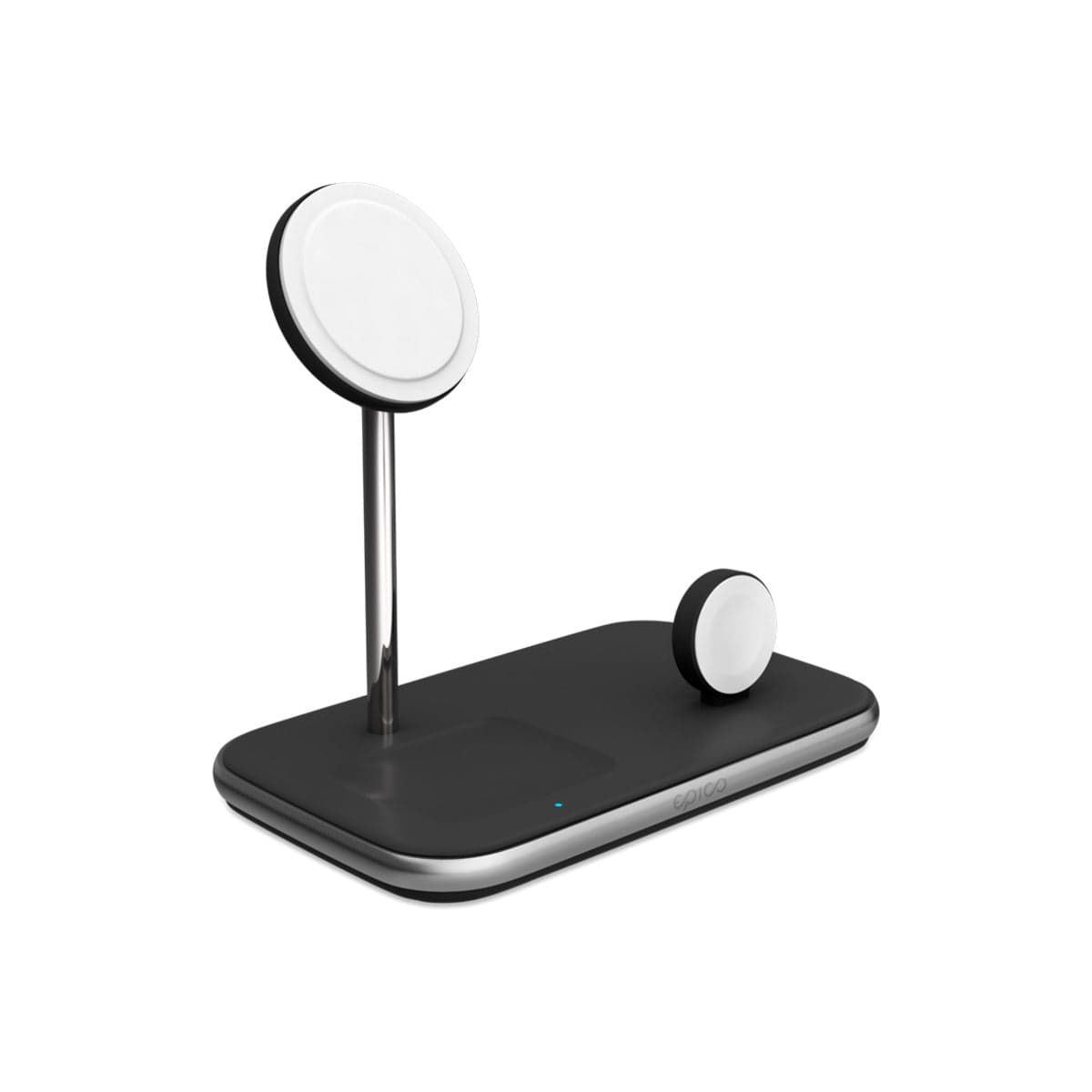Bezdrátová nabíječka 3v1 Epico Made for MagSafe s adaptérem v balení - černá - náhled 2