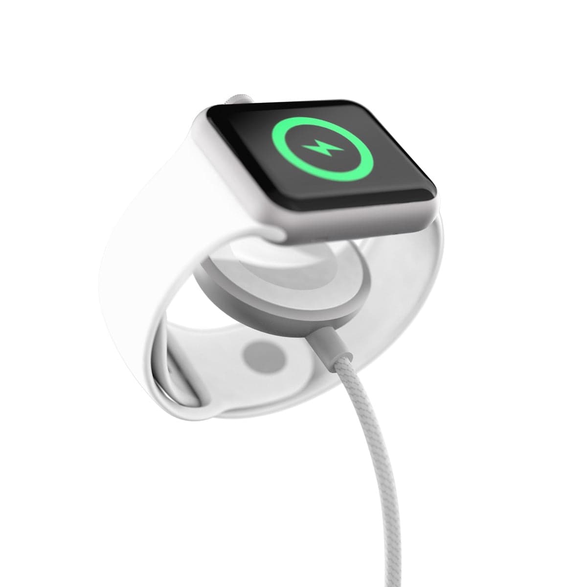 Nabíjecí kabel USB-A pro Apple Watch Epico 1,2 m - stříbrný - náhled 2