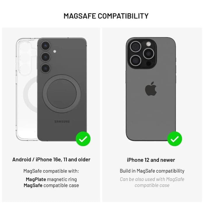 MagSafe selfie stick s tripodem FIXED MagSnap - černý - náhled 4