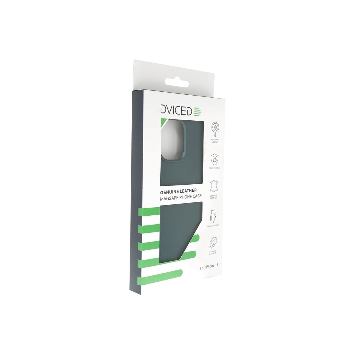 Kožený MagSafe kryt pro iPhone 16 Dviced – modrý - náhled 4