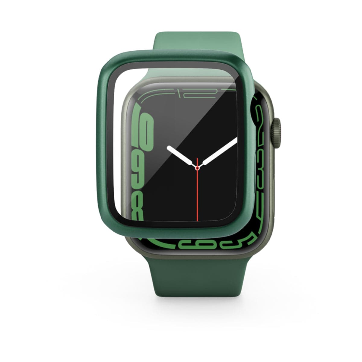Ochranný kryt na Apple Watch 7 41 mm Epico Glass Case - černý - náhled 3