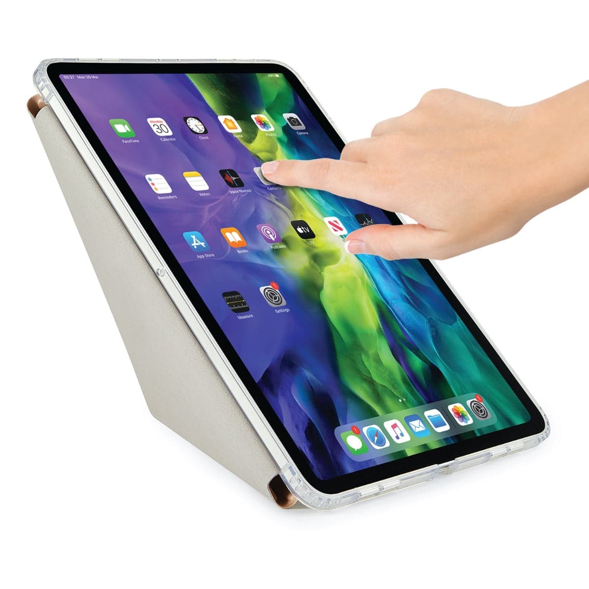 Pouzdro Pipetto na iPad Air 4 10.9 Metallic Origami - zlaté - náhled 2