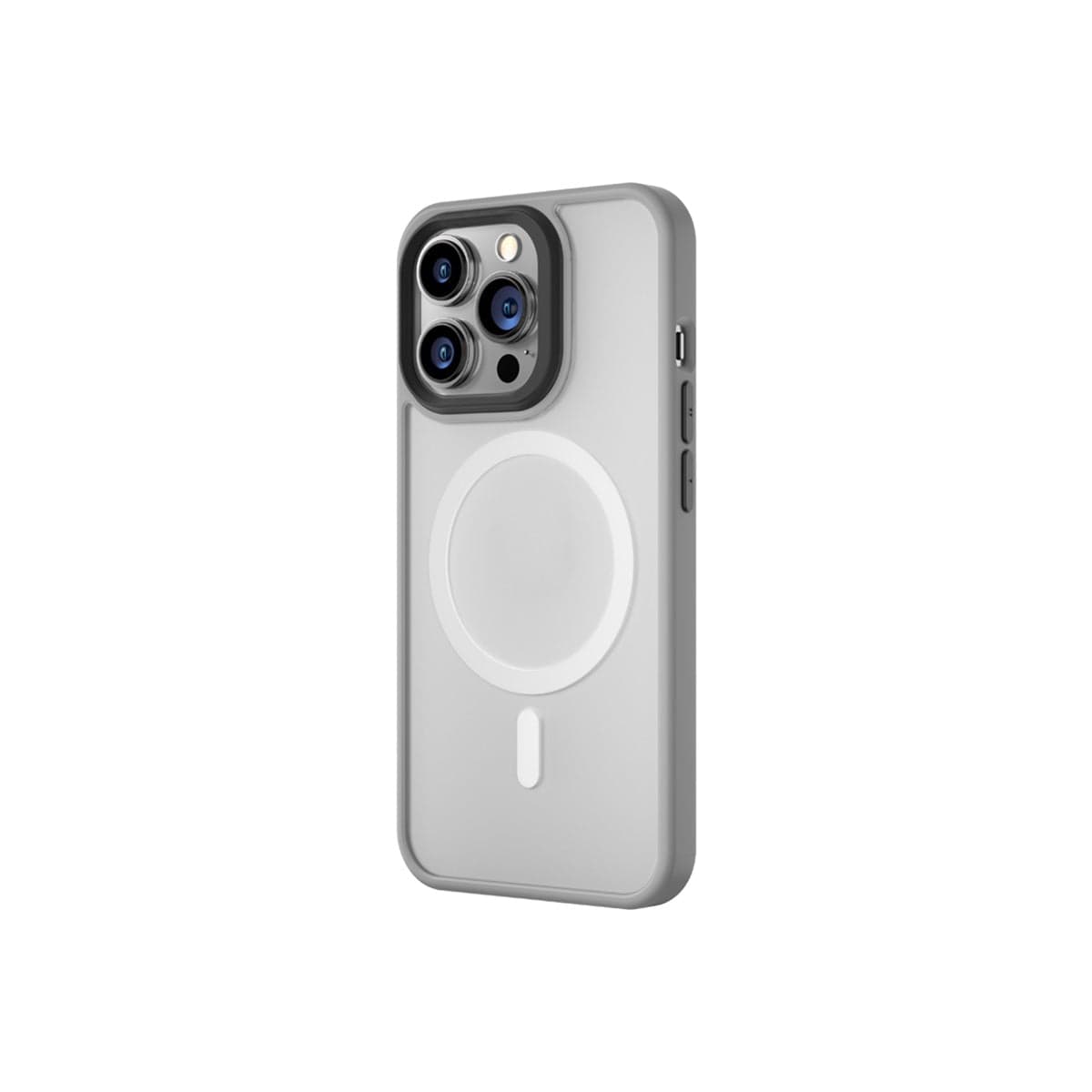 MagSafe kryt na iPhone 16 Pro Max Blueo Skin Friendly Frosted Case - šedý - náhled 1