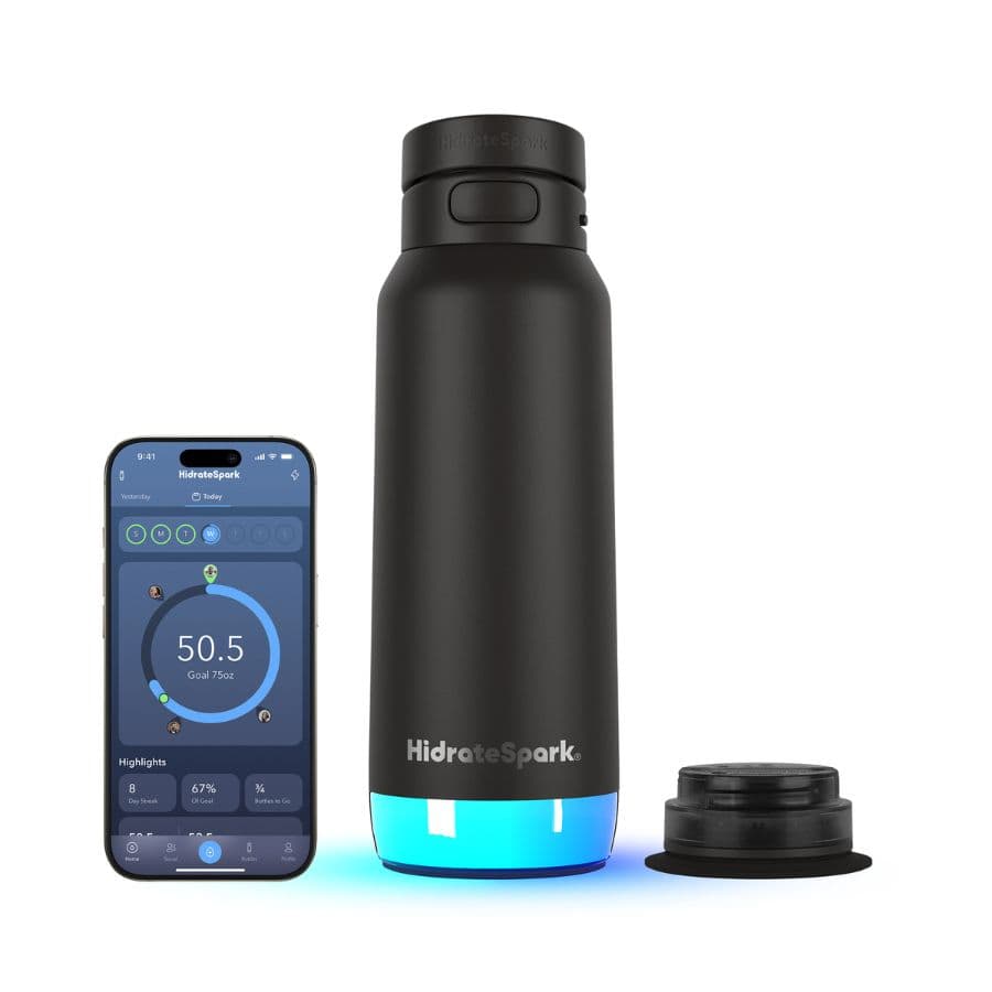 Chytrá lahev HidrateSpark PRO 2 950 ml - černá - náhled 2