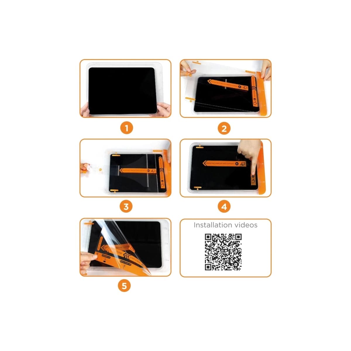 Ochranné sklo pro iPad Air 10,9" 5. gen Mobile Origin Screen Guard s aplikátorem - náhled 3