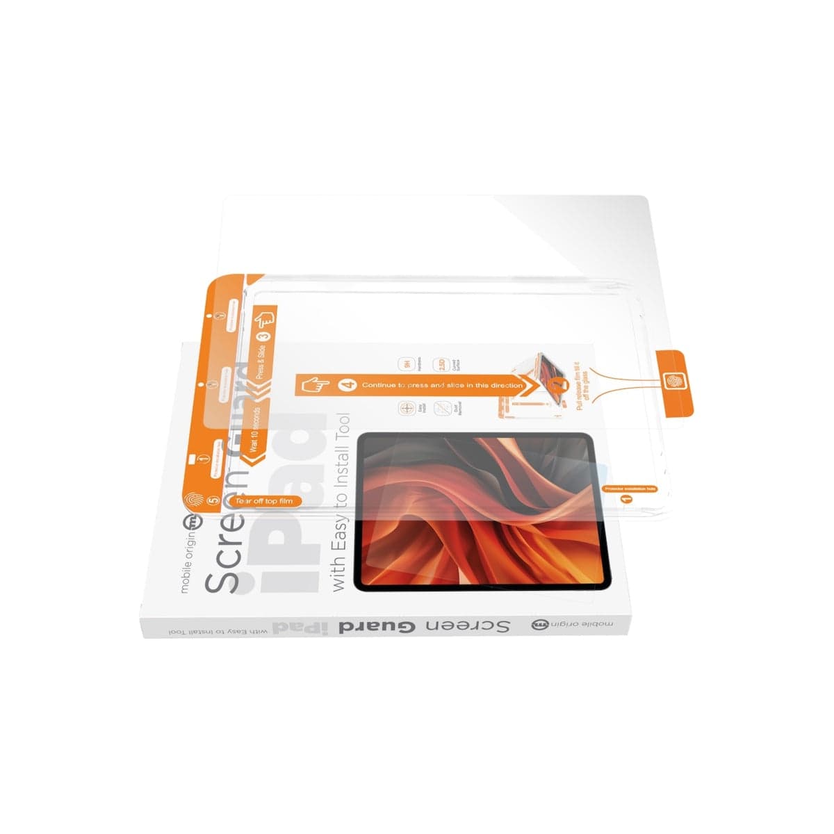 Ochranné sklo pro iPad 10,9" 10. gen. Mobile Origin Screen Guard s aplikátorem - náhled 2