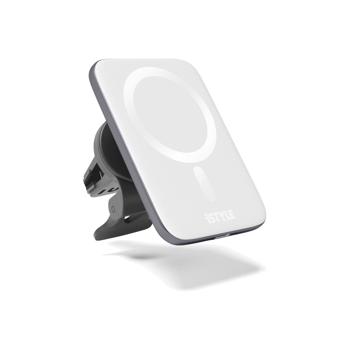 MagSafe ultratenká bezdrátová nabíječka do auta iSTYLE - stříbrná - náhled 3