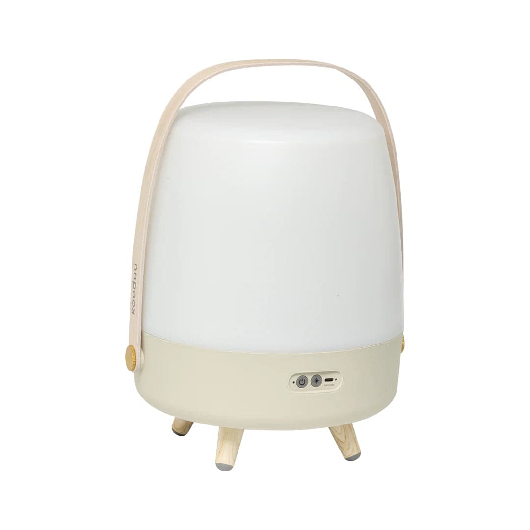 Designová lampa s reproduktorem Kooduu Lite-up Play - Sand - náhled 4