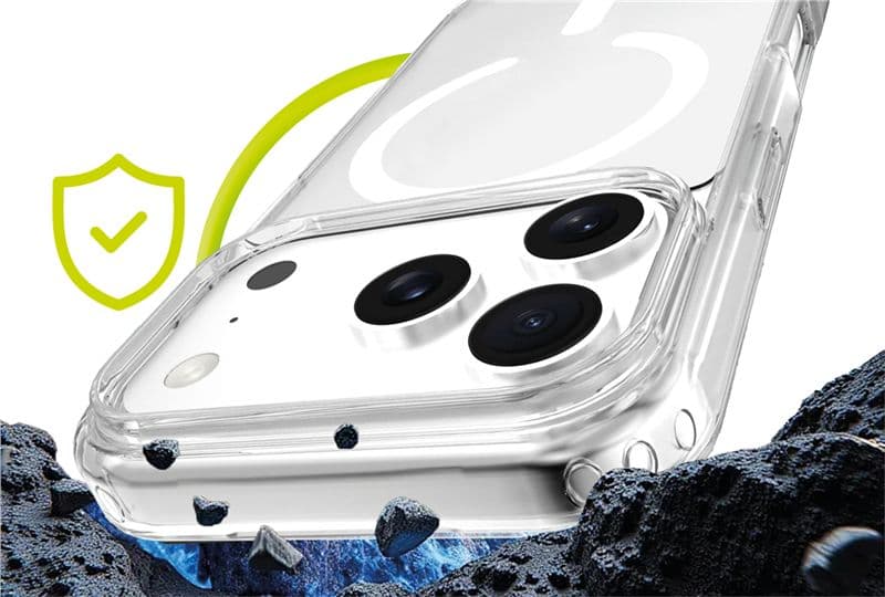 MagSafe kryt pro iPhone 17 Pro Mobile Origin Easy Hybrid - průhledný - náhled 3