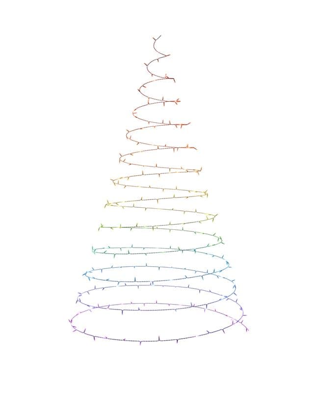 Chytré žárovky na stromeček Nanoleaf Essentials Smart Holiday String Lights 20 m - náhled 4