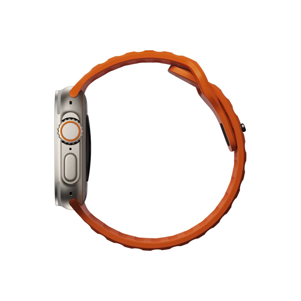 Řemínek pro Apple Watch 42/44/45/49 mm Nomad Sport Strap - oranžový - náhled 4