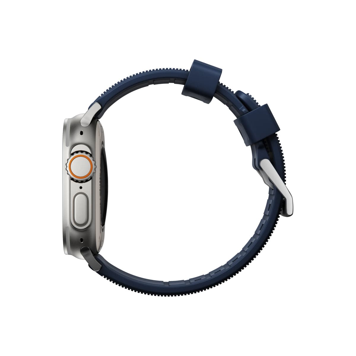 Řemínek pro Apple Watch 42/44/45/49 mm Nomad Rugged Strap - modrý - náhled 3