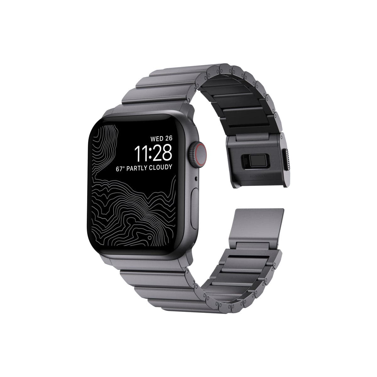 Hliníkový řemínek pro Apple Watch Nomad - vesmírně šedý - náhled 2