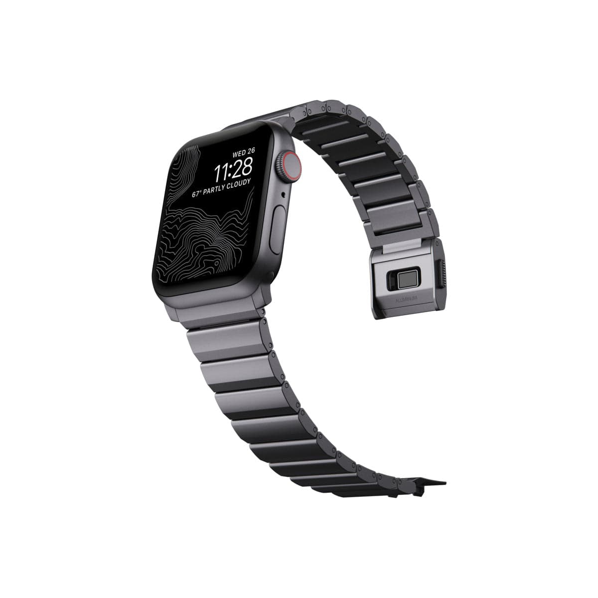 Hliníkový řemínek pro Apple Watch Nomad - vesmírně šedý - náhled 5
