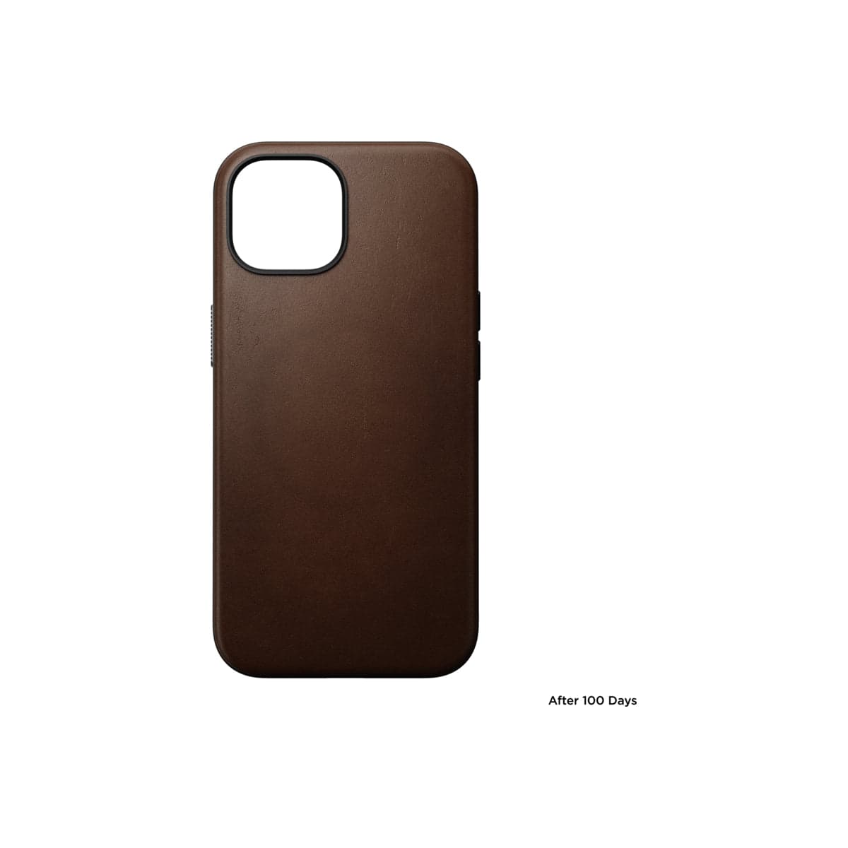 Kožený kryt pro iPhone 15 Nomad Modern - hnědý - náhled 3