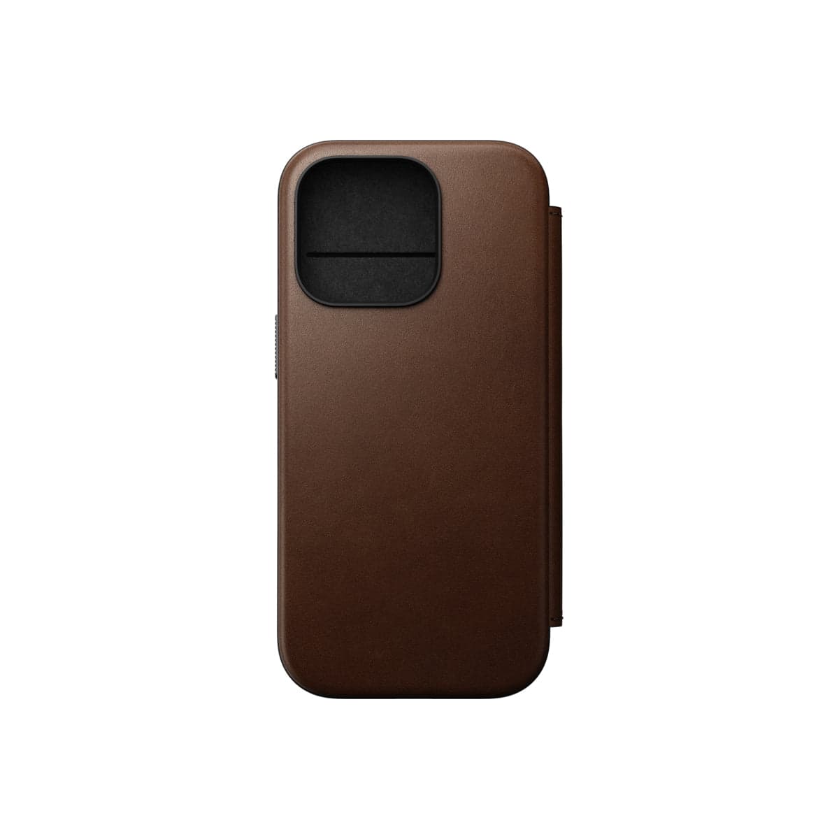 Kožený MagSafe kryt pro iPhone 16 Pro Nomad Modern Leather Folio - hnědý