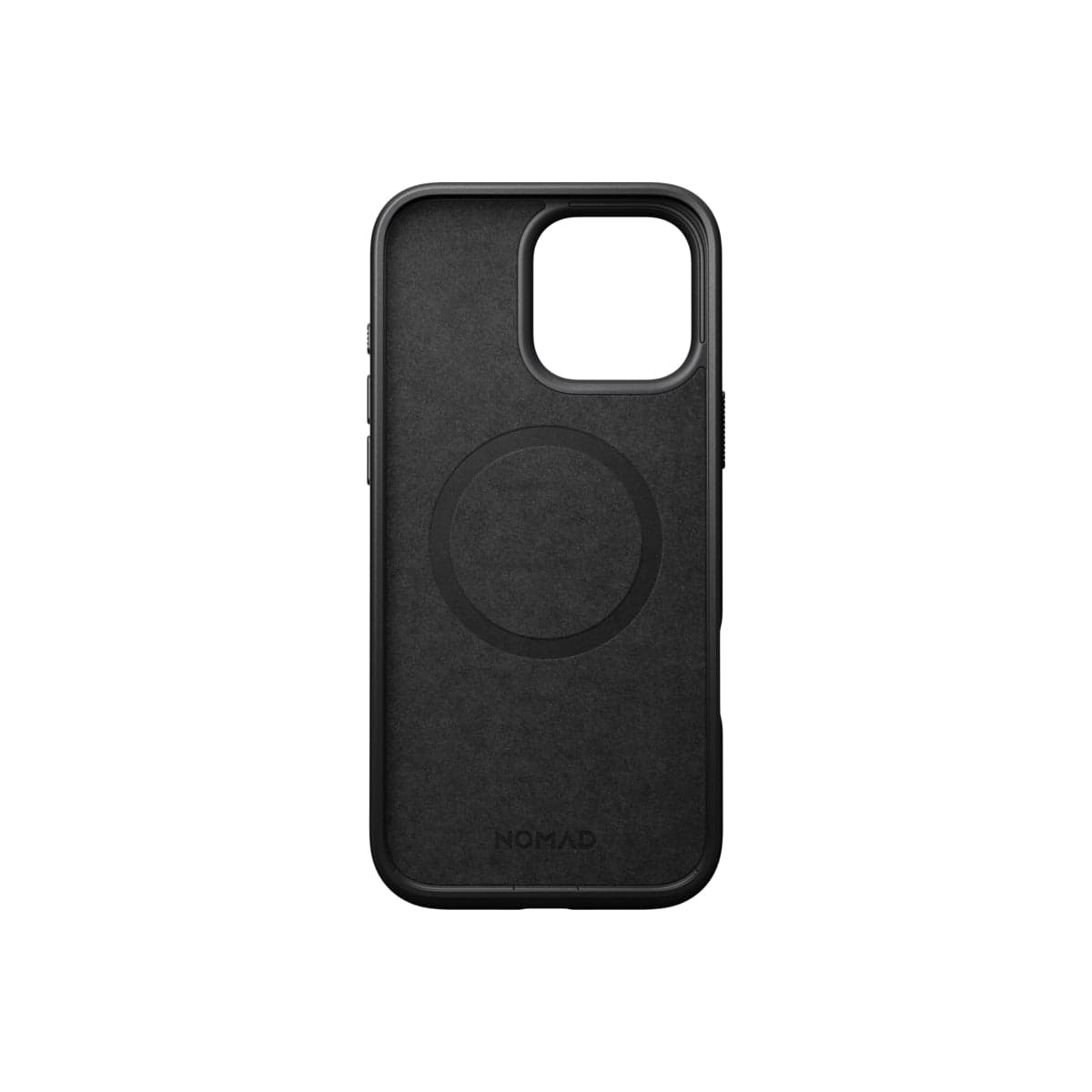 Kožený kryt pro iPhone 16 Pro Max Nomad Modern - černý - náhled 4