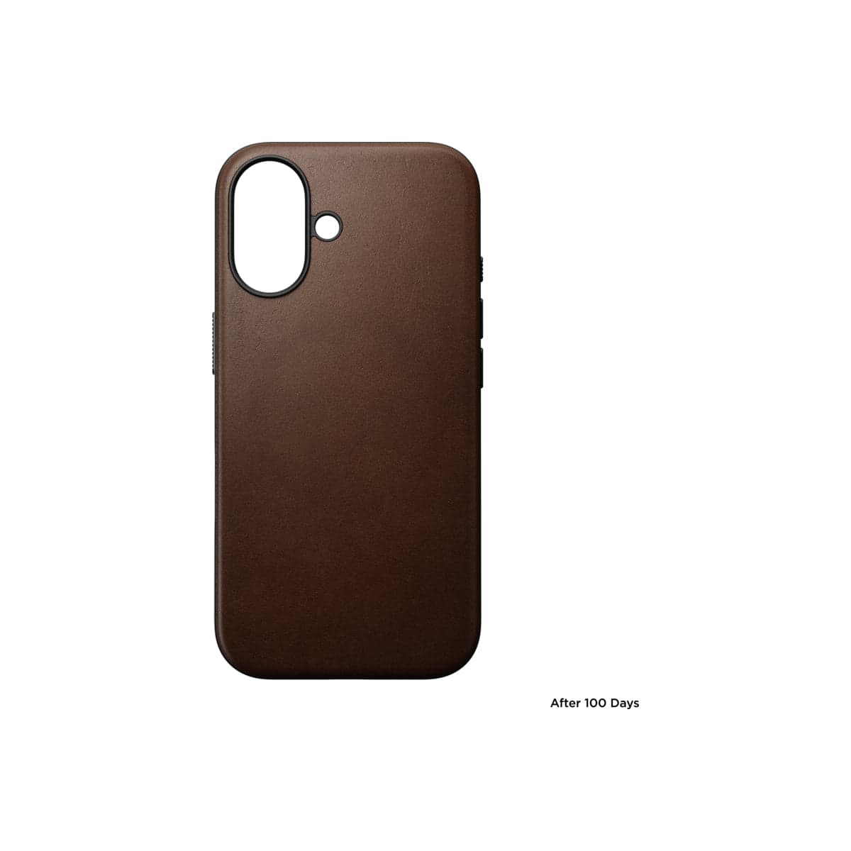 Kožený kryt pro iPhone 16 Nomad Modern - hnědý - náhled 5