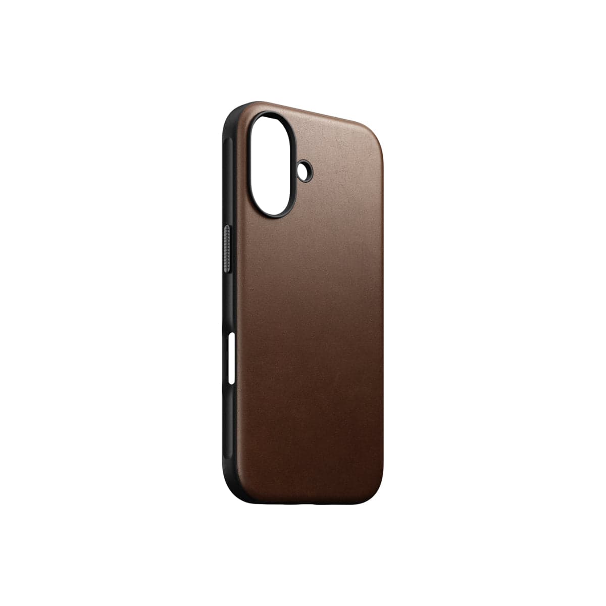 Kožený kryt pro iPhone 16 Nomad Modern - hnědý - náhled 3
