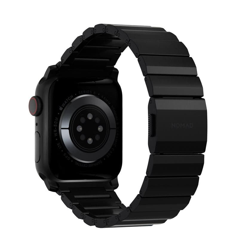 Titanový řemínek pro Apple Watch 42/44/45/49 mm Nomad Titanium - černý - náhled 2