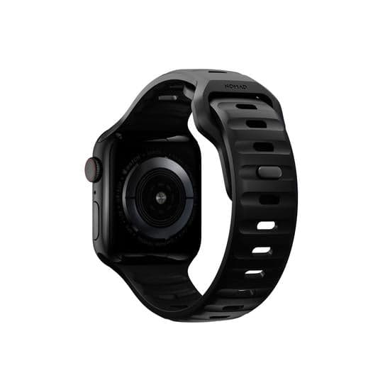 Řemínek na Apple Watch 44/42/45/49 mm Nomad Sport Strap vel. M/L - černý - náhled 4