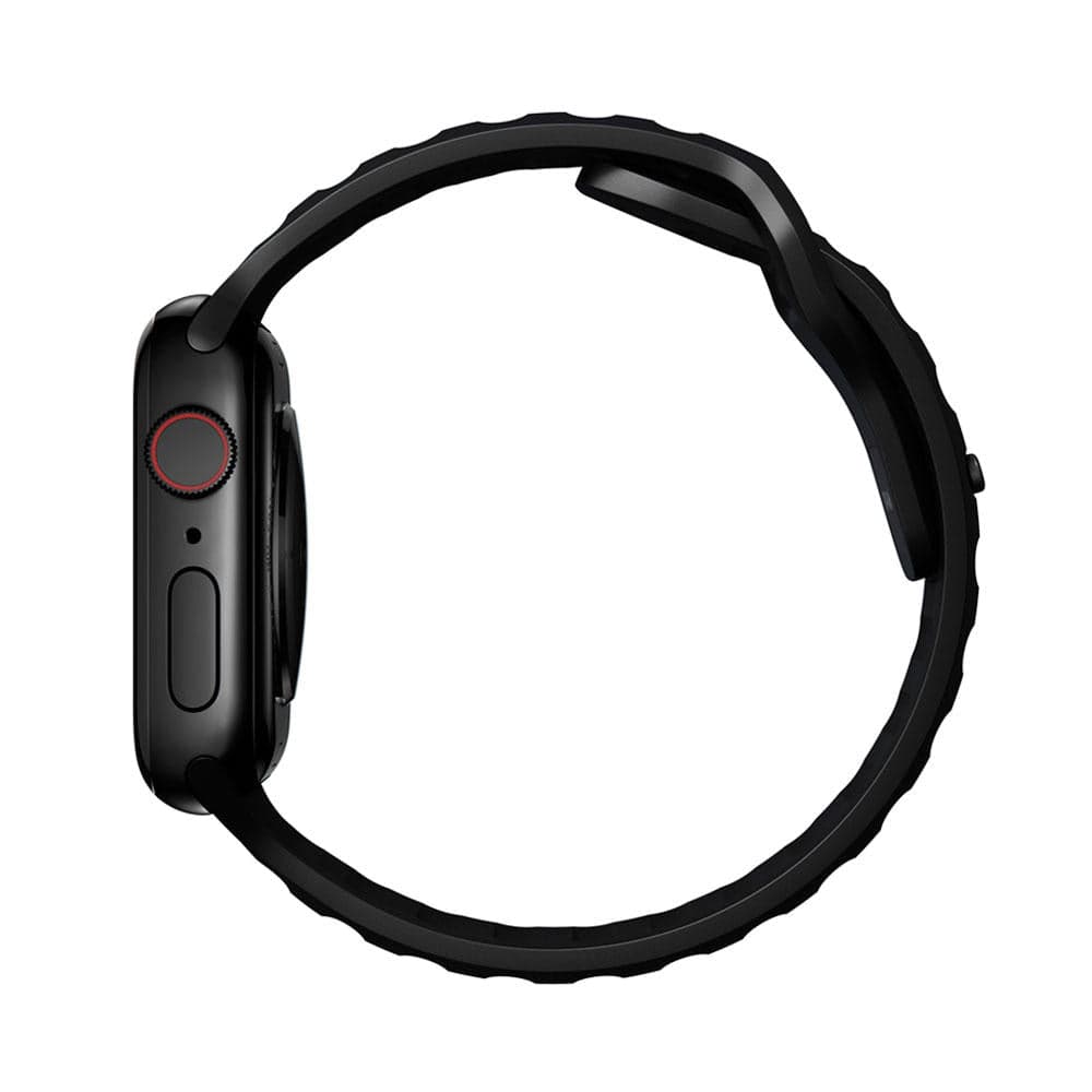 Řemínek na Apple Watch 44/42/45/49 mm Nomad Sport Strap vel. M/L - černý - náhled 2