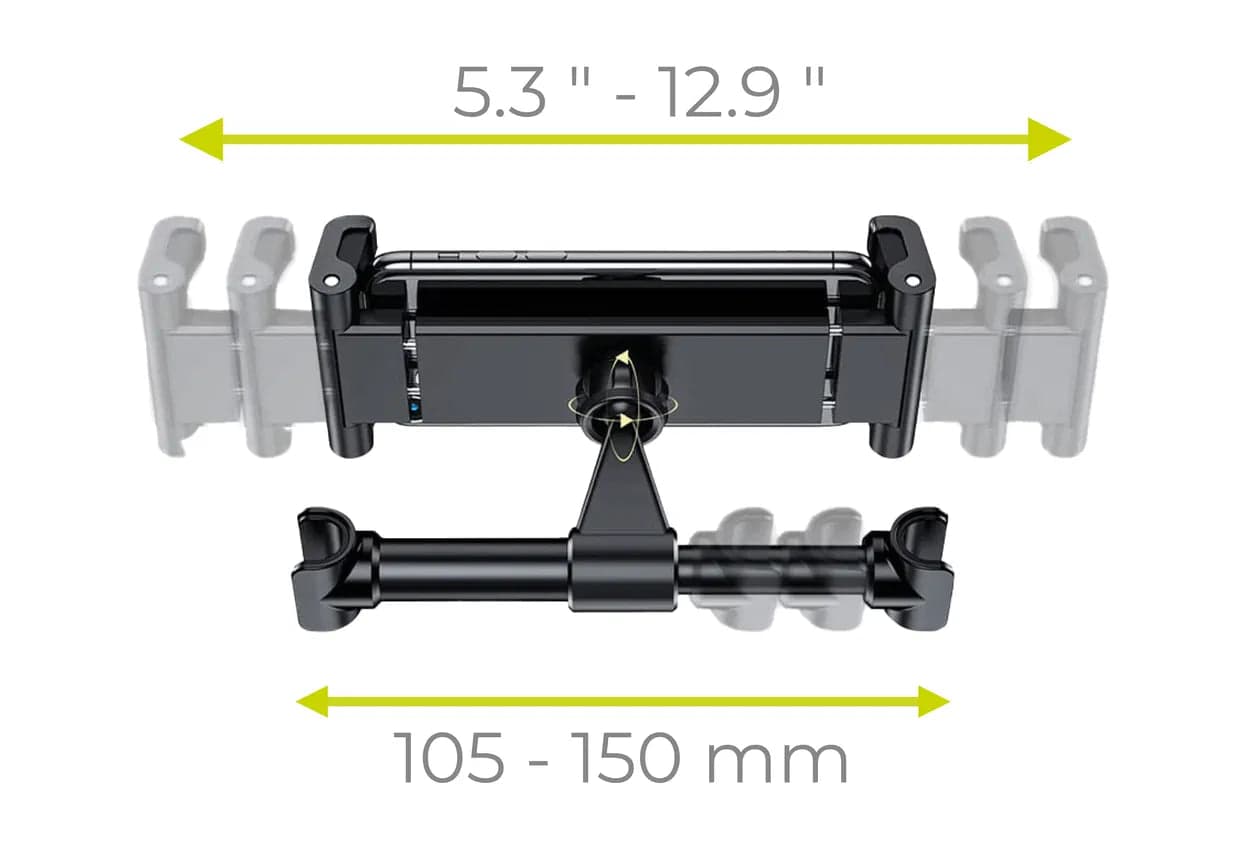 Držák tabletu do auta Mobile Origin Tablet Headrest Car Holder MO5 - náhled 4