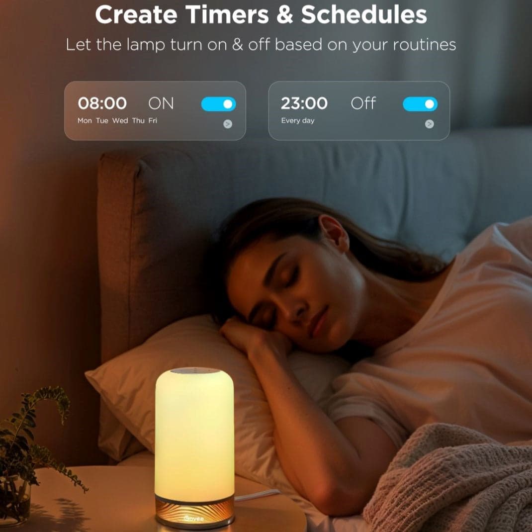 Stolní lampa Govee Table Lamp 2 RGBW s podporou Matter – bílá - náhled 2