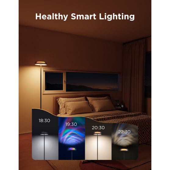 Stojací lampa Govee Uplighter RGBICWW Floor Lamp – černá - náhled 3