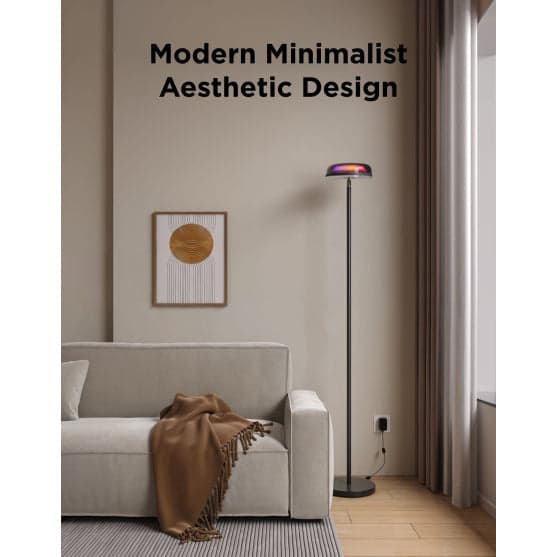 Stojací lampa Govee Uplighter RGBICWW Floor Lamp – černá - náhled 5