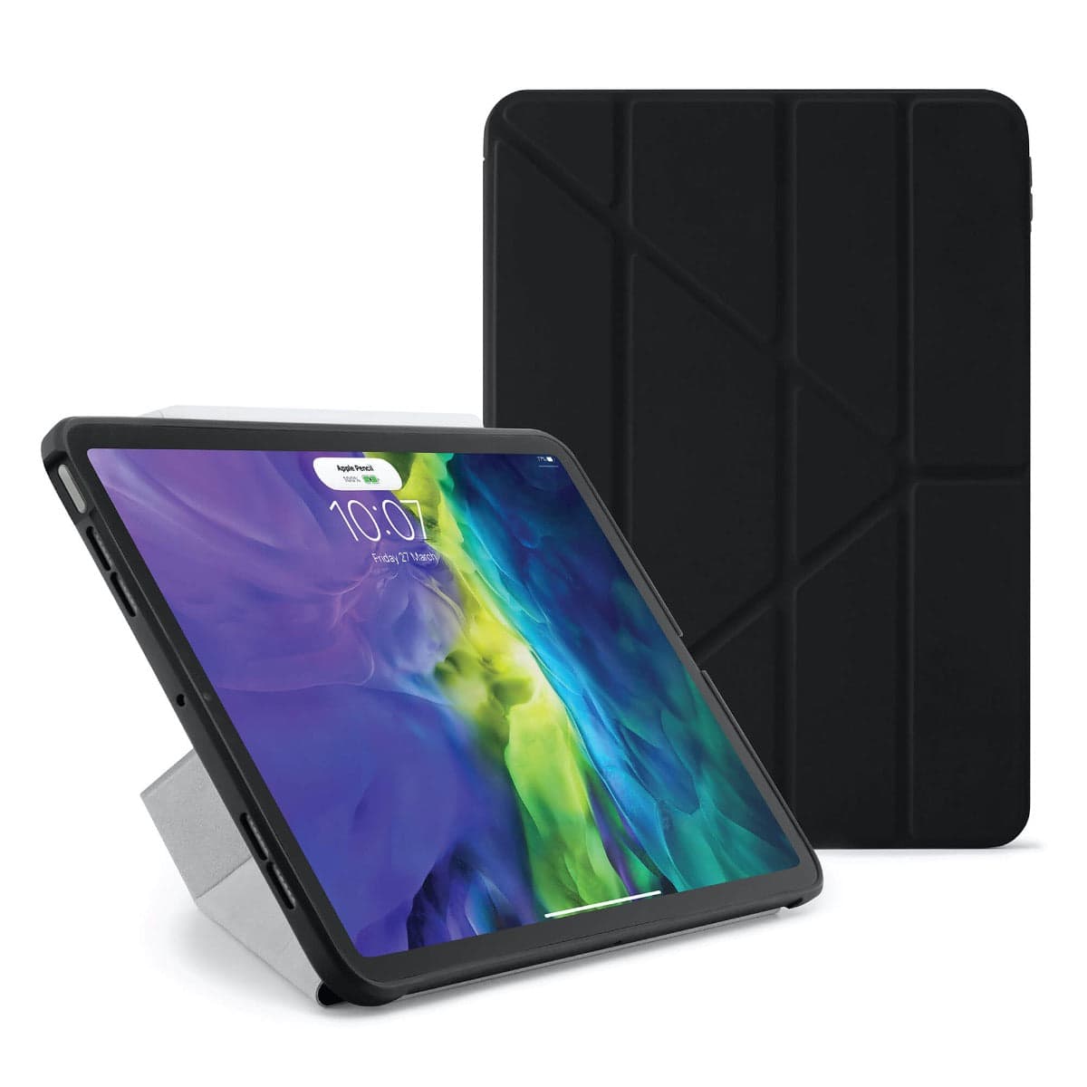 Pouzdro Pipetto Origami pro iPad Air 4 10.9" (2020) - černé - náhled 5