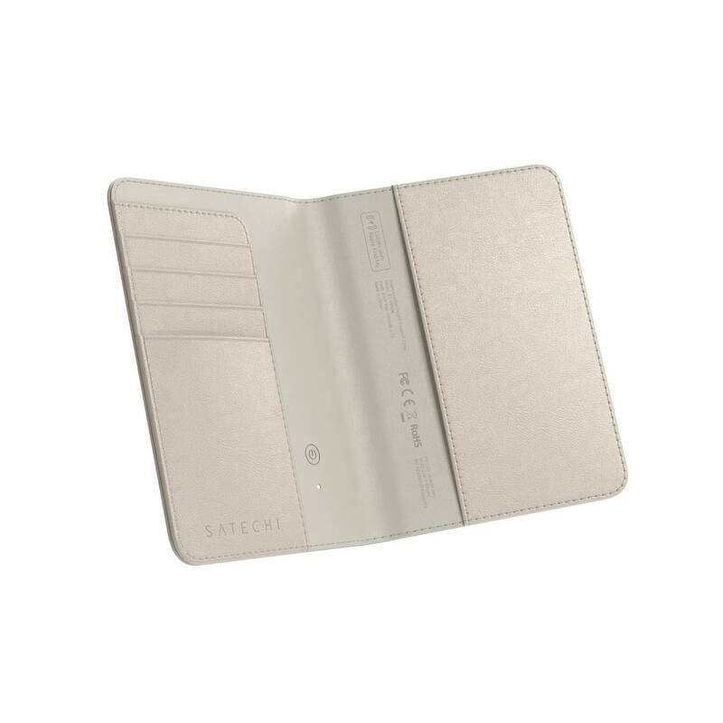 Pouzdro na pas z veganské kůže Satechi FindAll Passport Cover s RFID - světlé - náhled 5