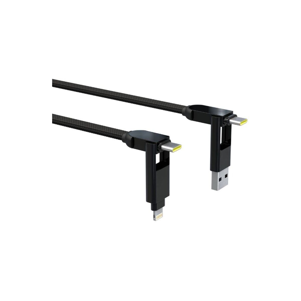 Nabíjecí kabel 6v1 Rolling Square inCharge XL 3 m - černý - náhled 3