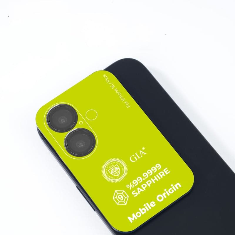 Safírové sklo na čočky pro iPhone 16/16 Plus Mobile Origin - černé - náhled 4