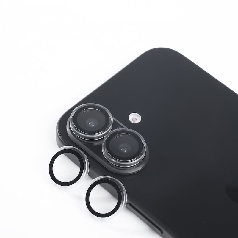 Safírové sklo na čočky pro iPhone 16/16 Plus Mobile Origin - průhledné - náhled 2