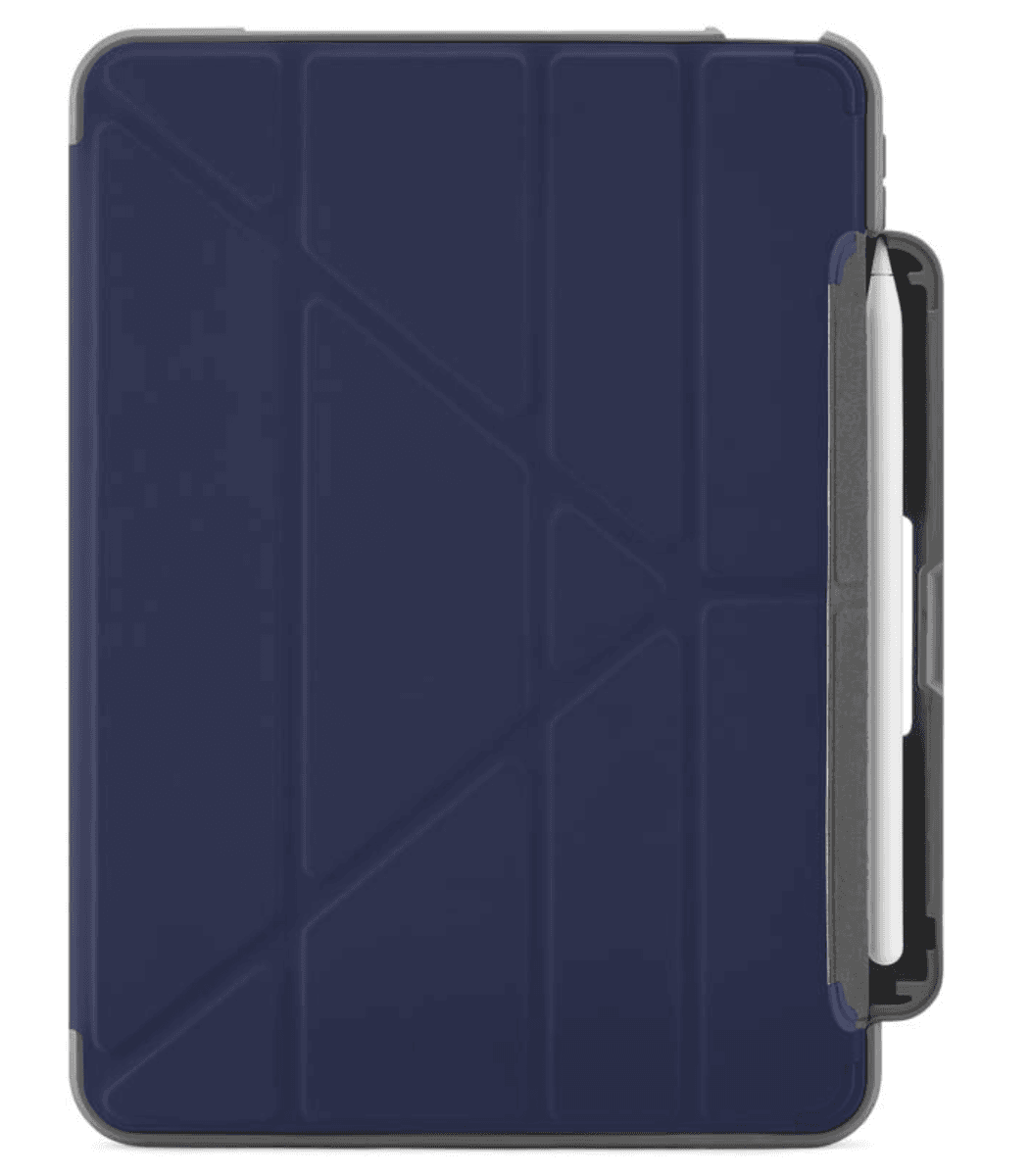 Obal na iPad Air 10.9 (2020) Pipetto Origami Pencil Shield - námořní modrá - náhled 2