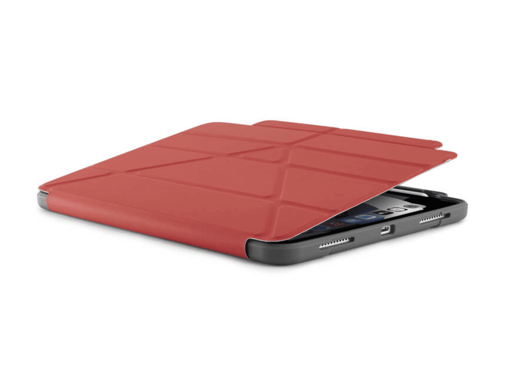 Obal na iPad Air 10.9" (2020) Pipetto Origami Pencil Shield - červený - náhled 4