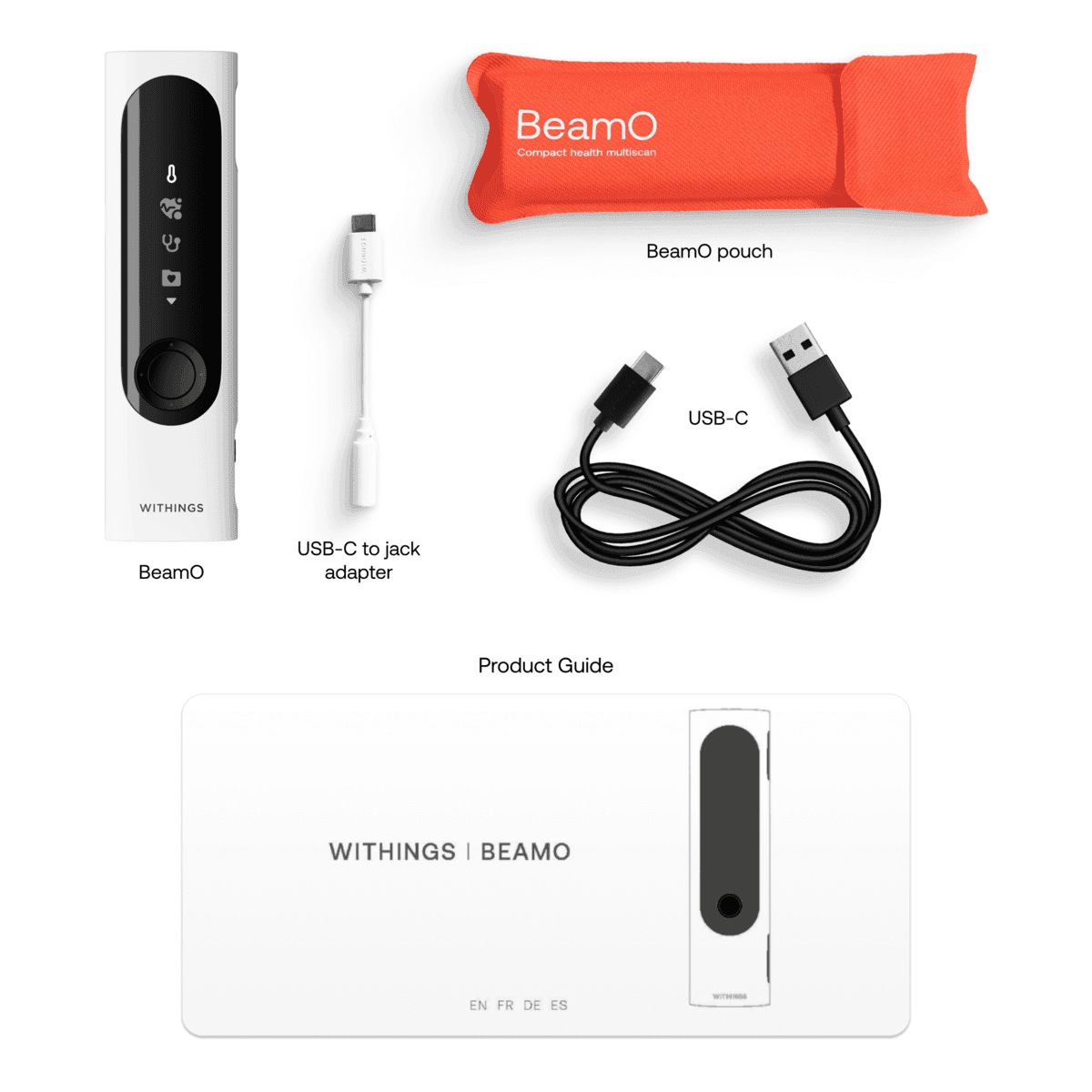 Zdravotní monitor Withings 4v1 BeamO – bílý - náhled 5