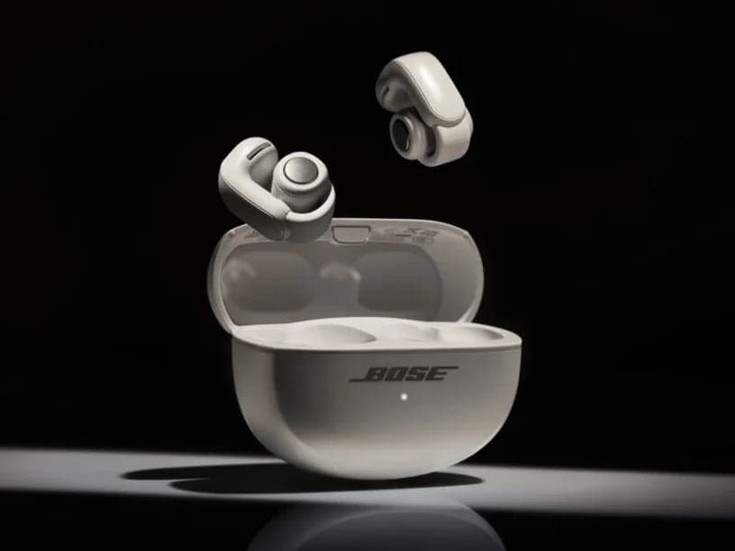 Bezdrátová sluchátka Bose Ultra Open Earbuds White Diamond 60th Edition - bílá - náhled 5