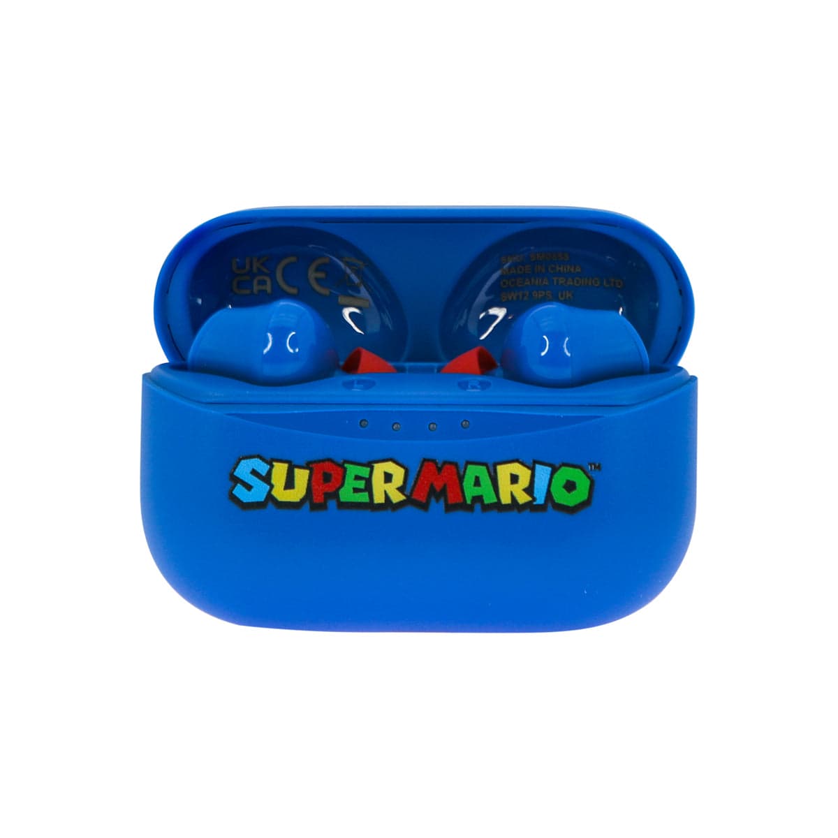 Dětská bezdrátová sluchátka OTL TWS Super Mario Blue - náhled 1