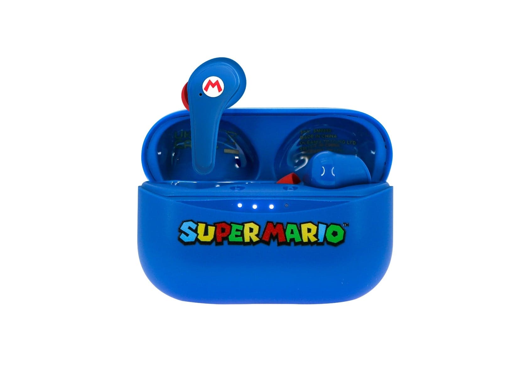 Dětská bezdrátová sluchátka OTL TWS Super Mario Blue - náhled 4