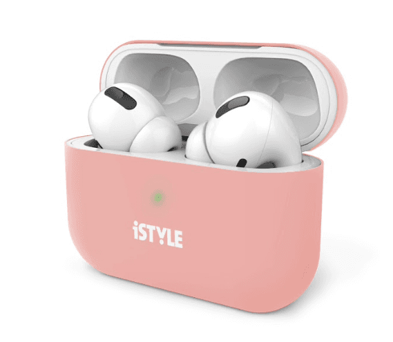 Silikonový obal na AirPods 3. generace iSTYLE - růžový - náhled 3