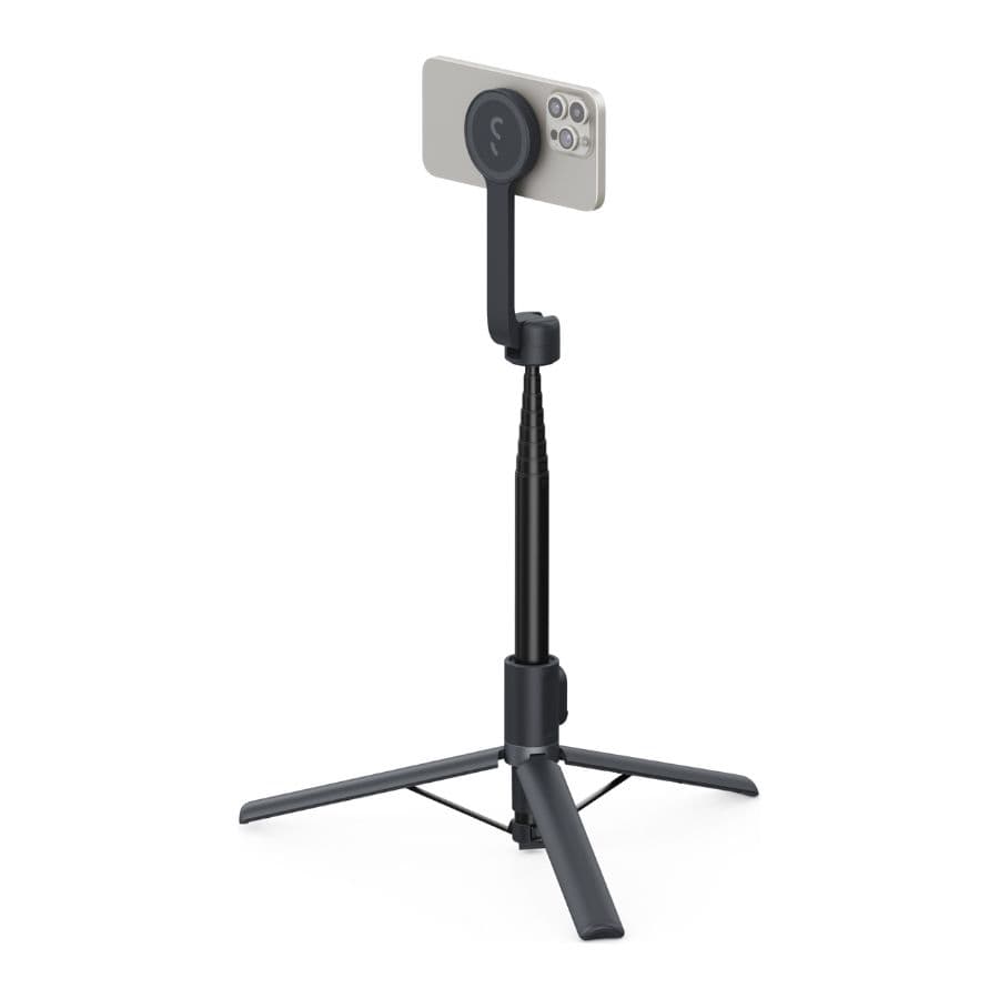 Magnetický stativ a selfie tyč ShiftCam SnapStand Max - černá