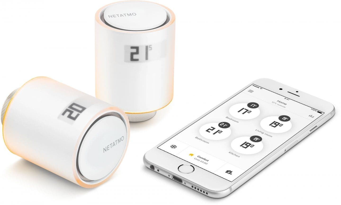 Chytré radiátorové hlavice Netatmo - Starter Pack - náhled 4