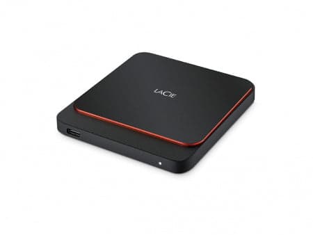 Externí SSD disk Lacie 2TB Portable USB 3.1 + USB 3.1 Type C - náhled 3