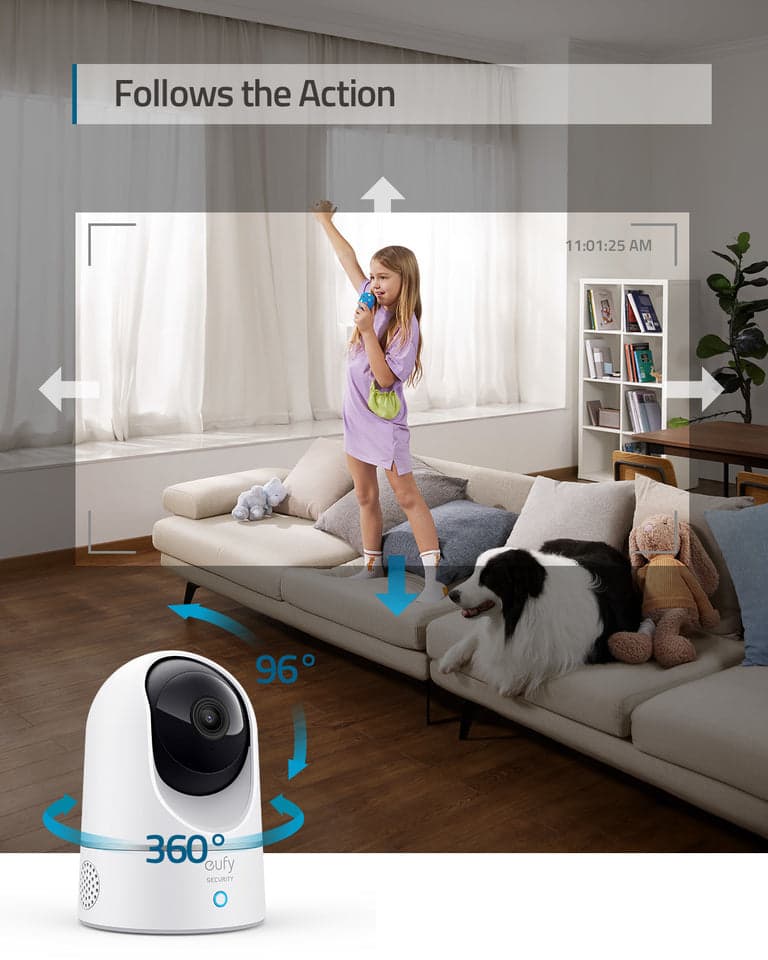 2K vnitřní kamera Anker eufy E220 - bílá - náhled 4