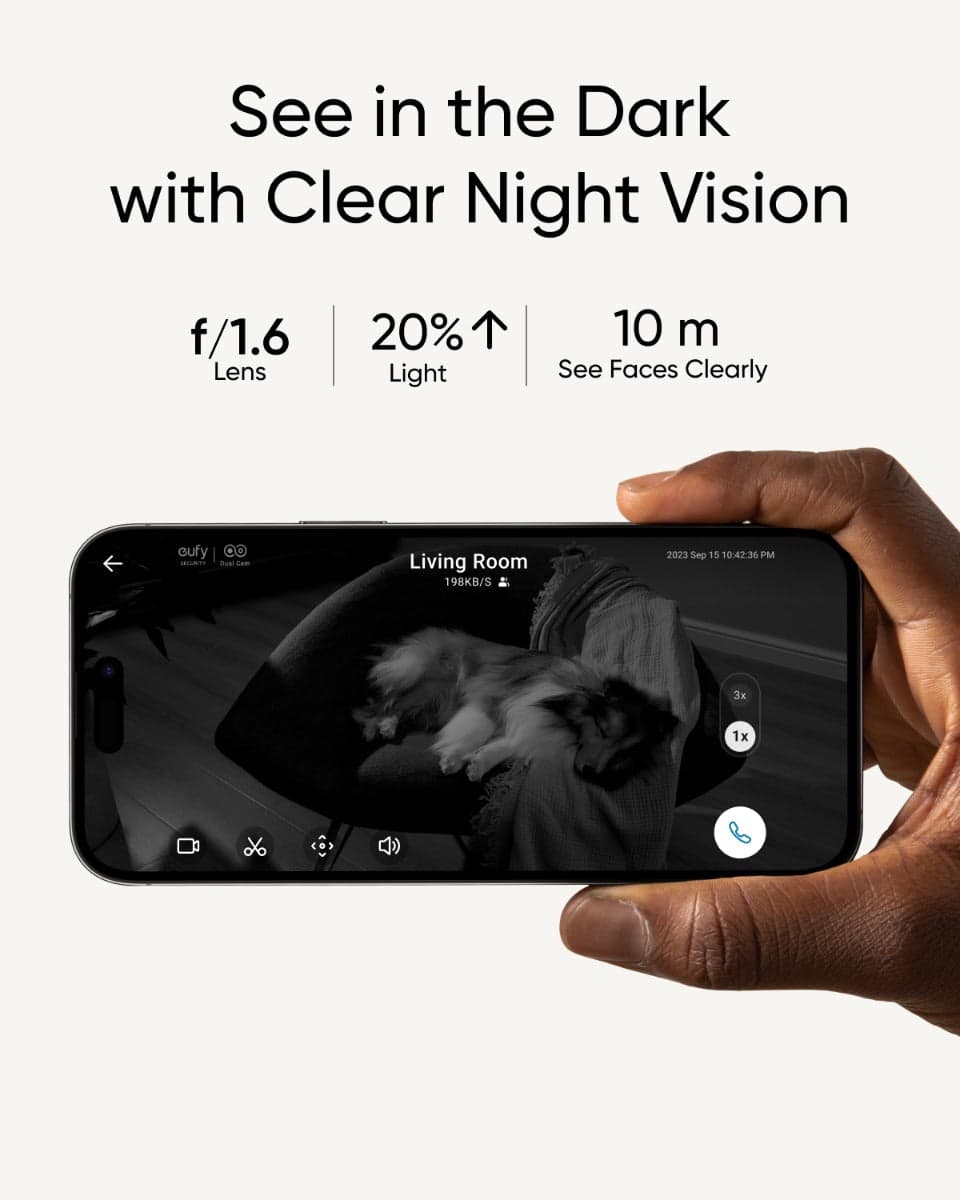 4K vnitřní kamera Anker eufy S350 - bílá - náhled 2