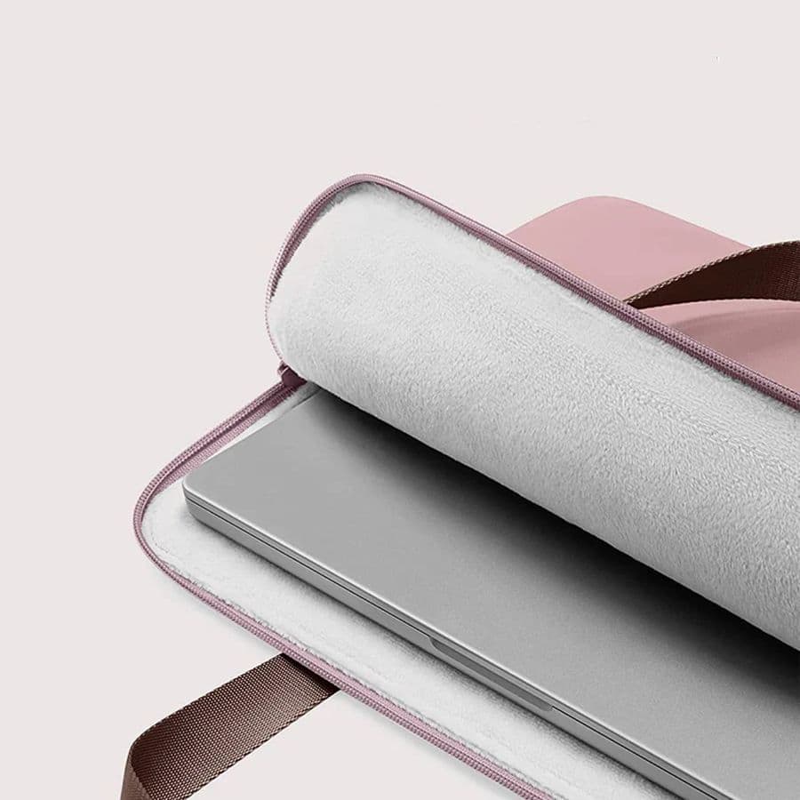 Brašna a návlek v jednom pro MacBook 13,5" Tomtoc Light-A21 - fialové - náhled 5