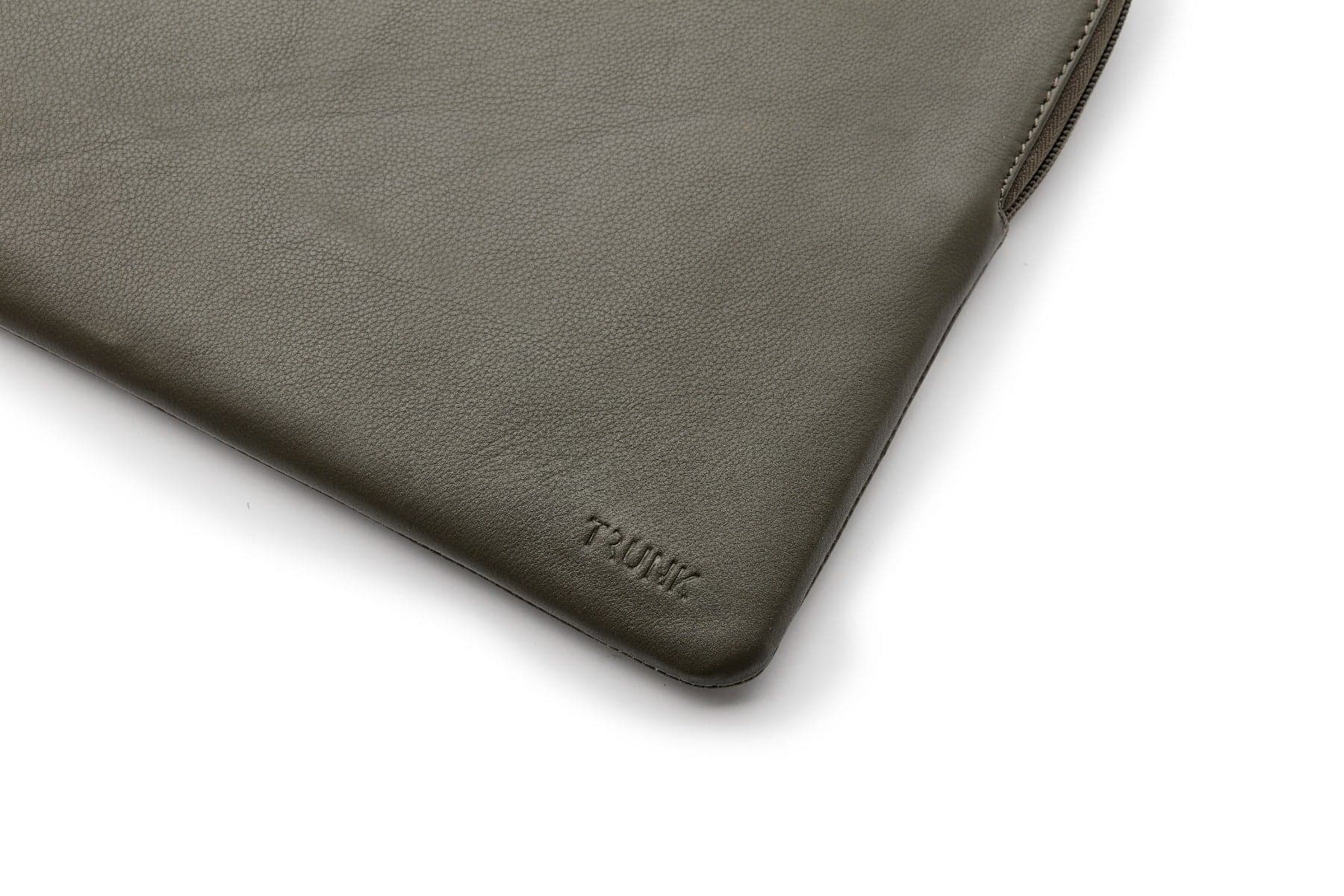 Pouzdro pro MacBook 13" Trunk Leather Sleeve - zelené - náhled 5